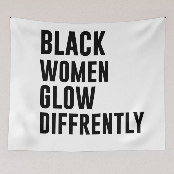 Item preview, Black Women Glow Differently T-shirt designed and sold by Uzero-Shop.
