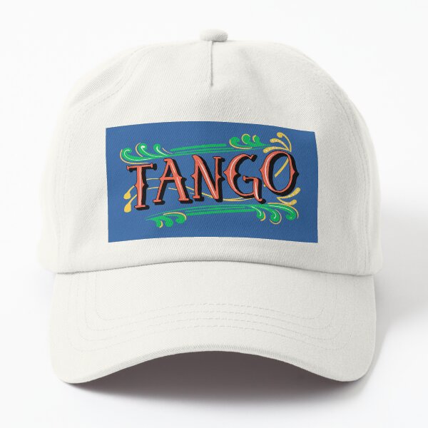 Fileteado Porteño Argentine Blue and Red Tango Poster Dad Hat