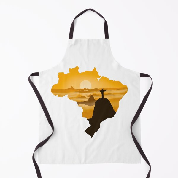 Item preview, Brazil, map and landscape designed and sold by landscapeworlds.