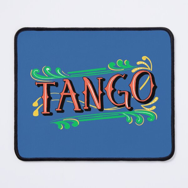 Item preview, Fileteado Porteño Argentine Blue and Red Tango Poster designed and sold by infinitetango.