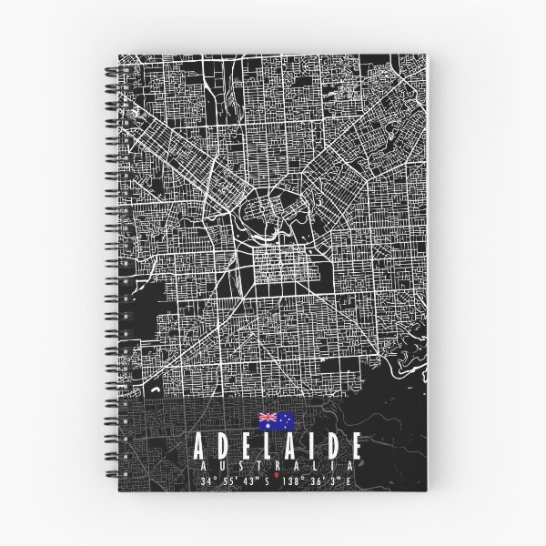 Artikelvorschau, Adelaide Karte Australien entworfen und verkauft von hatimelhag.