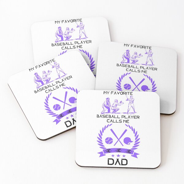 Item preview,  My Favorite Baseball Player Calls Me Dad (Light) designed and sold by BarvinWayne.