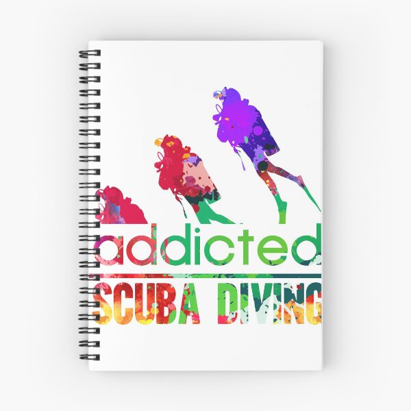 Item preview, Scuba diving addicted watercolor designed and sold by loveislovestore.