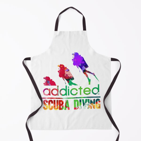 Item preview, Scuba diving addicted watercolor designed and sold by loveislovestore.