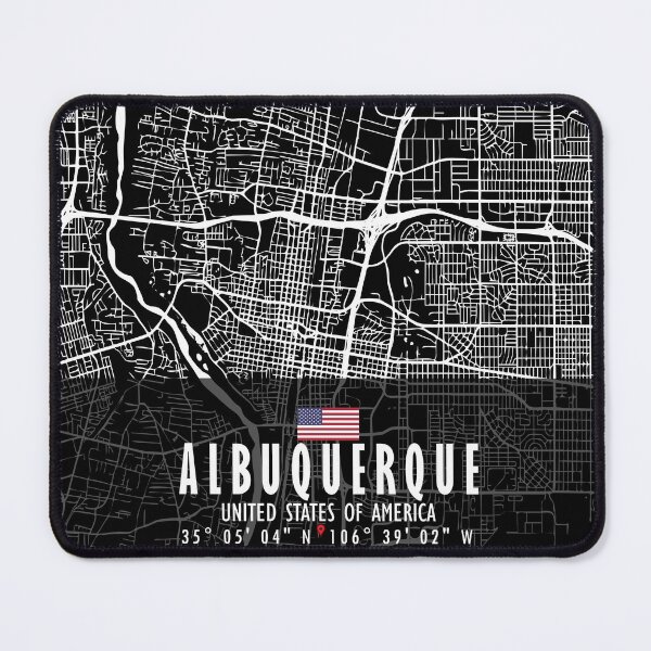 Item preview, Albuquerque Map USA designed and sold by hatimelhag.