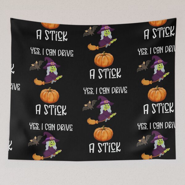 Item preview, Yes I Can Drive A Stick, Witchy Mama designed and sold by SportyDogShop.