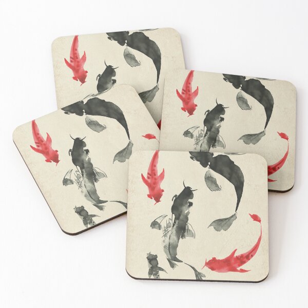 Item preview, Koi in the style of Sumi-e designed and sold by LuciaS.