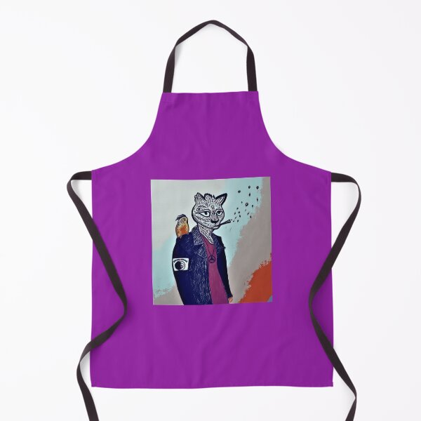 Item preview, Punk cat with bird designed and sold by BeaaFlow.