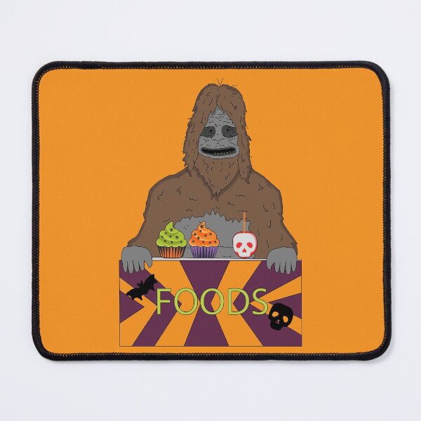 Item preview, Big lez show halloween truck giving children halloween cupcakes and sweet skull apples , druggo , funny cute big lez show , funny bigfoot, bigfoot halloween, sasquatch halloween, sasquatch costume designed and sold by SGS-.