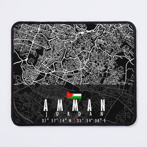 Item preview, Amman Map Jordan designed and sold by hatimelhag.