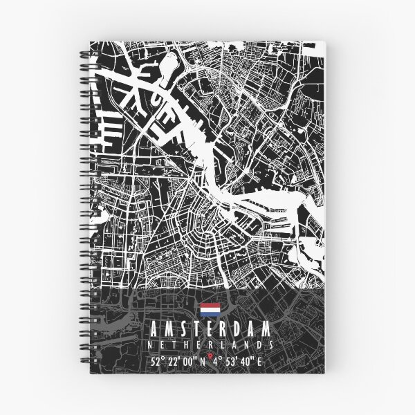 Item preview, Amsterdam Map Netherlands designed and sold by hatimelhag.