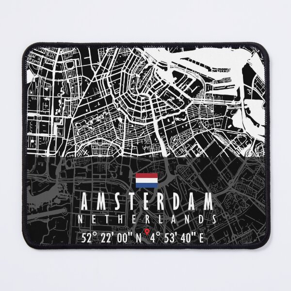 Item preview, Amsterdam Map Netherlands designed and sold by hatimelhag.