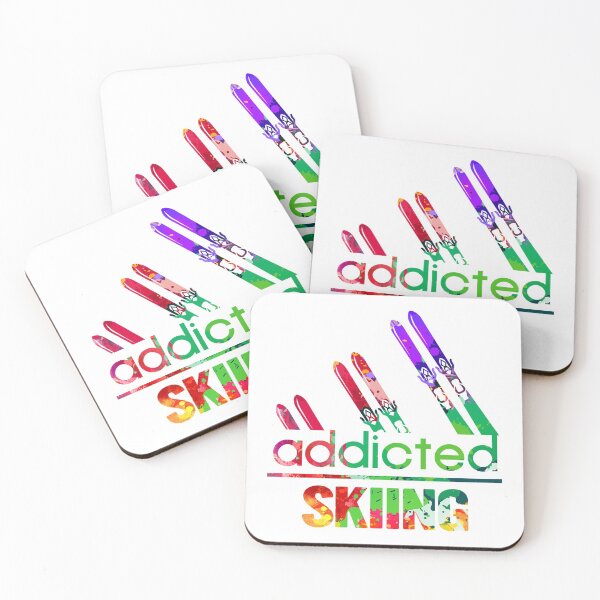 Item preview, Skiing addicted watercolor designed and sold by loveislovestore.