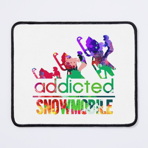 Item preview, Snowmobile addicted watercolor designed and sold by loveislovestore.