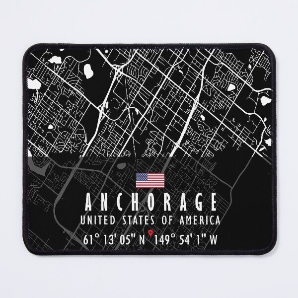 Item preview, Anchorage Map USA designed and sold by hatimelhag.