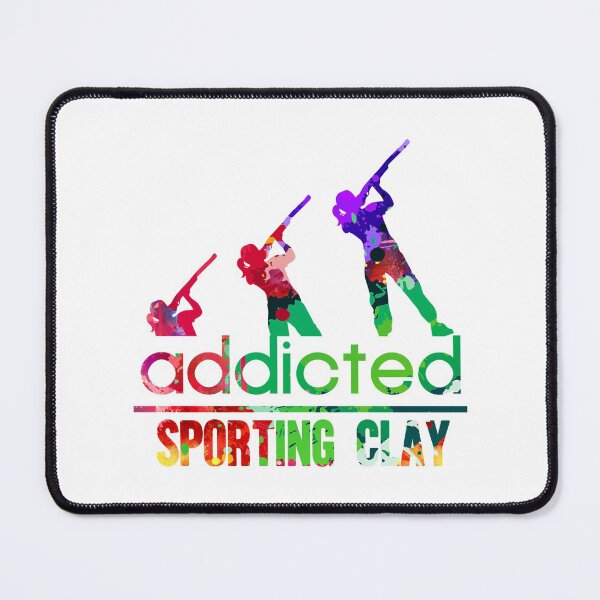 Item preview, Sporting clay addicted watercolor designed and sold by loveislovestore.