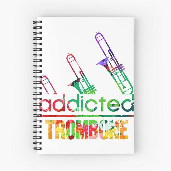 Item preview, Trombone addicted watercolor designed and sold by loveislovestore.