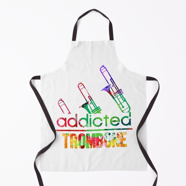 Item preview, Trombone addicted watercolor designed and sold by loveislovestore.