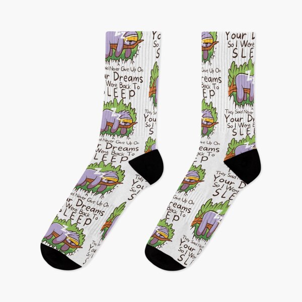Item preview, They Said Never Give Up On Your Dreams Back to Sleep - Funny Sloth Lover Shirt designed and sold by Adonalyn.
