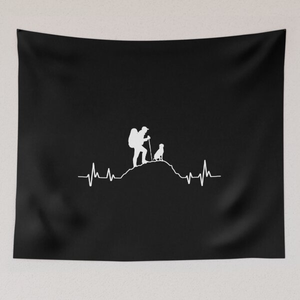 Item preview, Crushing this hike with my best friend heartbeat designed and sold by FurioInc.