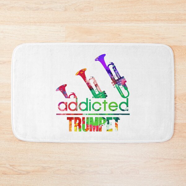 Item preview, Trumpet addicted watercolor designed and sold by loveislovestore.