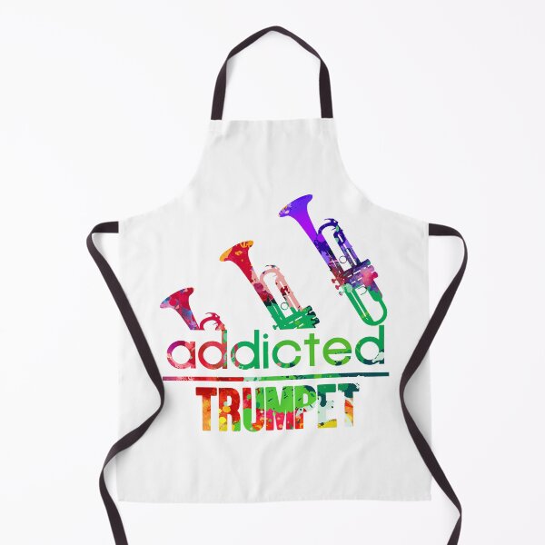 Item preview, Trumpet addicted watercolor designed and sold by loveislovestore.