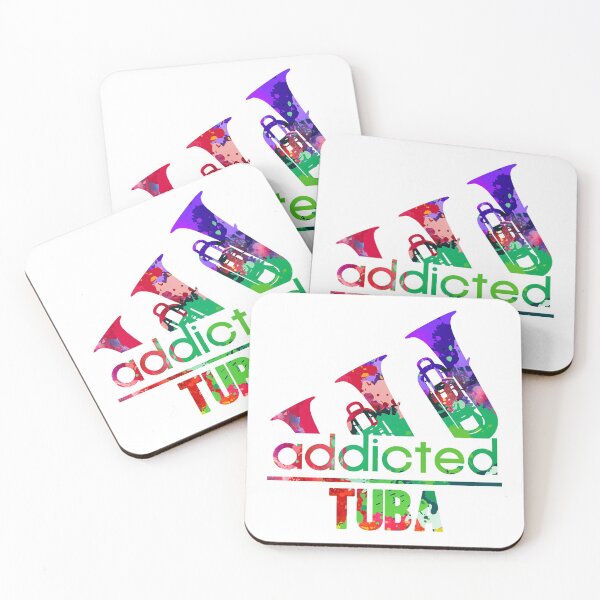 Item preview, Tuba addicted watercolor designed and sold by loveislovestore.
