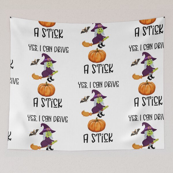 Item preview, Yes I Can Drive A Stick, Witchy Mama designed and sold by SportyDogShop.
