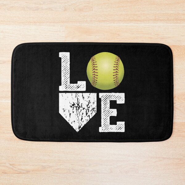 Item preview, love softball girls mom women vintage game favorite softball designed and sold by RalphTrottier.