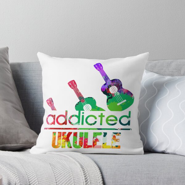 Item preview, Ukulele addicted watercolor designed and sold by loveislovestore.