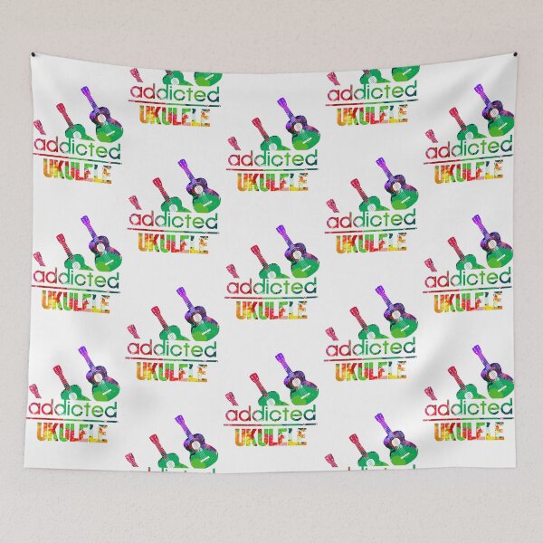 Item preview, Ukulele addicted watercolor designed and sold by loveislovestore.
