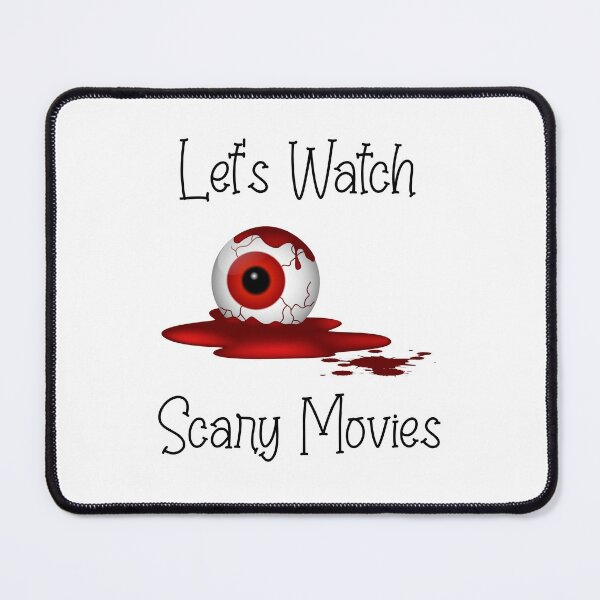 Item preview, Let's Watch Scary Movies, Horror Movie Obsessed designed and sold by SportyDogShop.