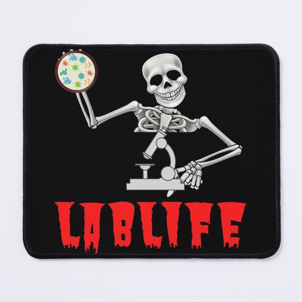 Item preview, FUNNY LAB TECH HALLOWEEN SKELETON MICROSCOPE LABLIFE  designed and sold by Hippiesole.