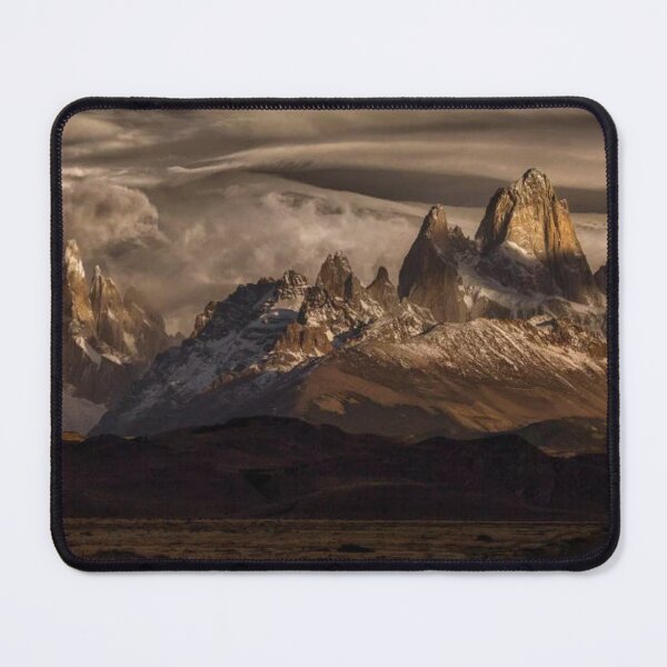 Striped Sky Over The Patagonia Spikes Mouse Pad