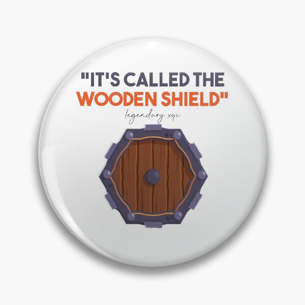 Item preview, XQC the wooden shield  designed and sold by Wise-Man.