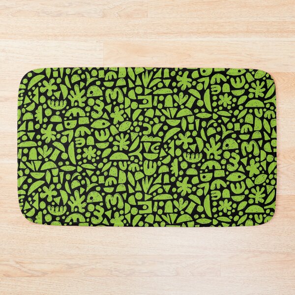 Item preview, Shapes Abstract 140821 - Martian Blue on Black designed and sold by Artberry.