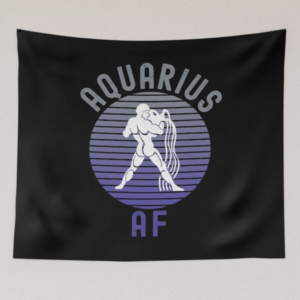 Item preview, Aquarius AF Funny Zodiac Sign Birthday Gift designed and sold by ExpressWayFour.