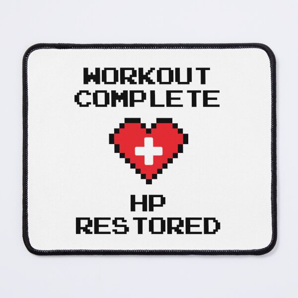 Item preview, Workout Complete Health Points Restored designed and sold by Legit Hooligan.