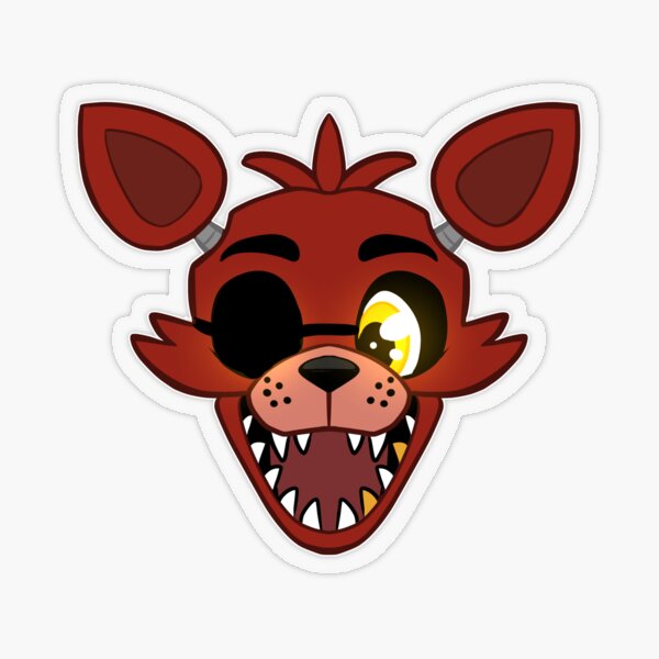 FNAF Foxy Sticker Sticker for Sale by NebulaDunes