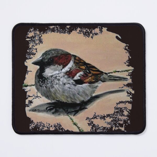 Item preview, Sparrow bird by GM Designs City songbird socially threatened designed and sold by G-M-Designs.