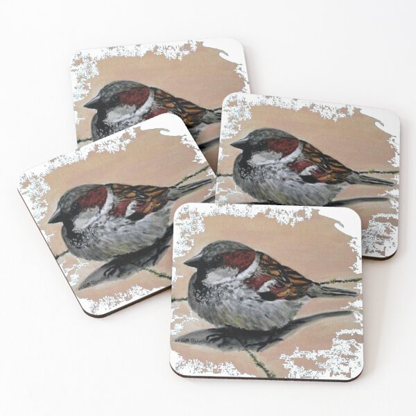 Item preview, Sparrow bird by GM Designs City songbird socially threatened designed and sold by G-M-Designs.
