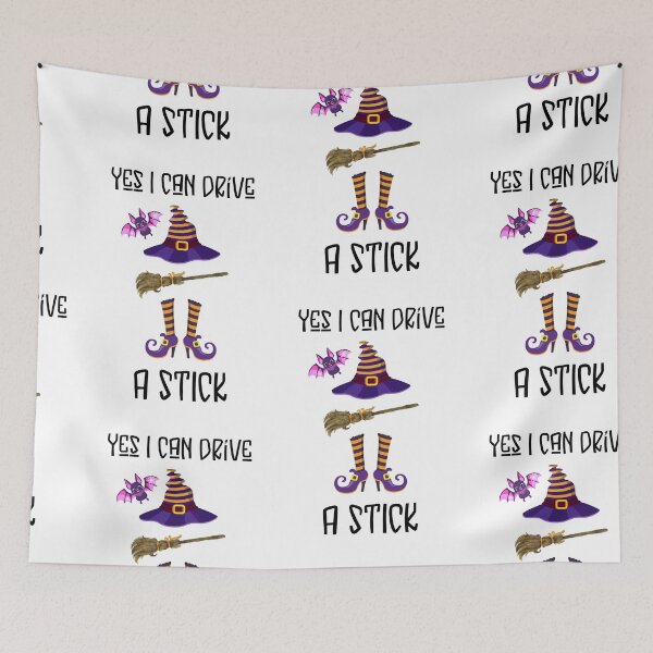 Item preview, Yes I Can Drive A Stick, Witchy Mama designed and sold by SportyDogShop.