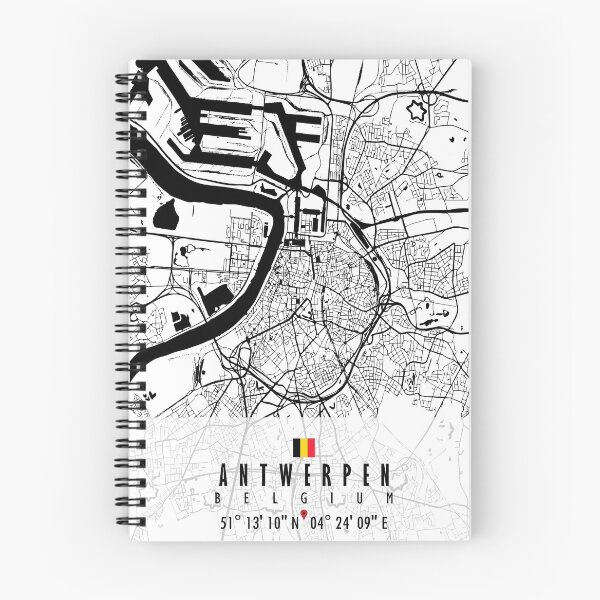 Artikelvorschau, Antwerpen Karte Belgien entworfen und verkauft von hatimelhag.