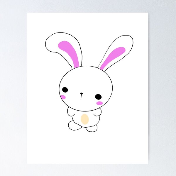 Aperçu de l'œuvre Lapin kawaii créée et vendue par MayaMu.