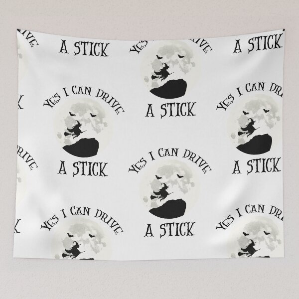 Item preview, Yes I Can Drive A Stick, Witchy Mama designed and sold by SportyDogShop.