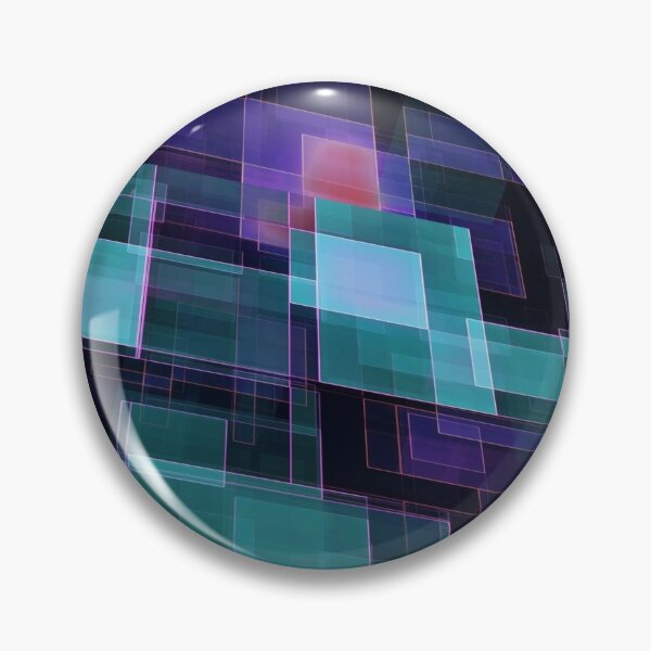 Artikelvorschau, Blaue geometrische optische Täuschung entworfen und verkauft von FreedomUniverse.