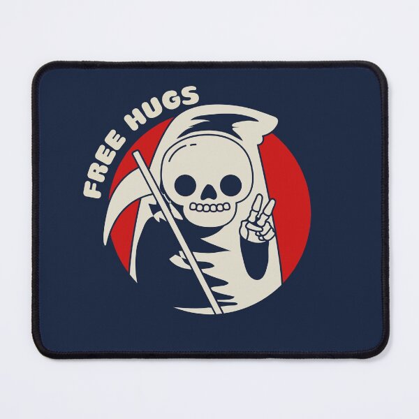 Item preview, Cute Grim Reaper Free Hugs designed and sold by MnEmzStudio.