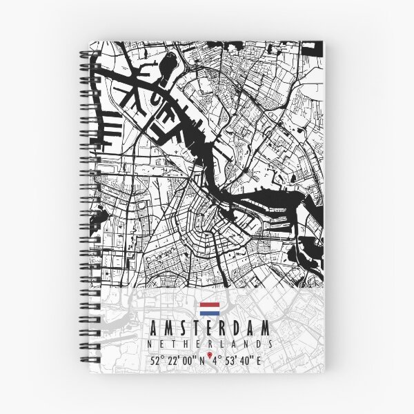 Item preview, Amsterdam Map Netherlands designed and sold by hatimelhag.