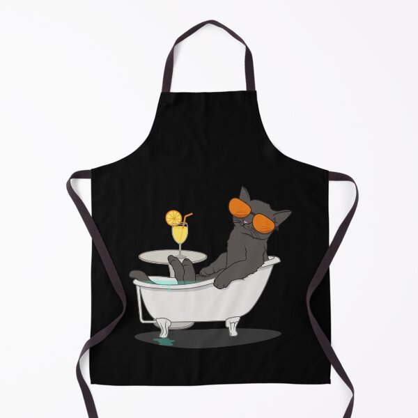 Item preview, Funny Gray Cat Relaxing In The Bathtub Cute Sunglasses Cat Lovers designed and sold by BCreative4U.