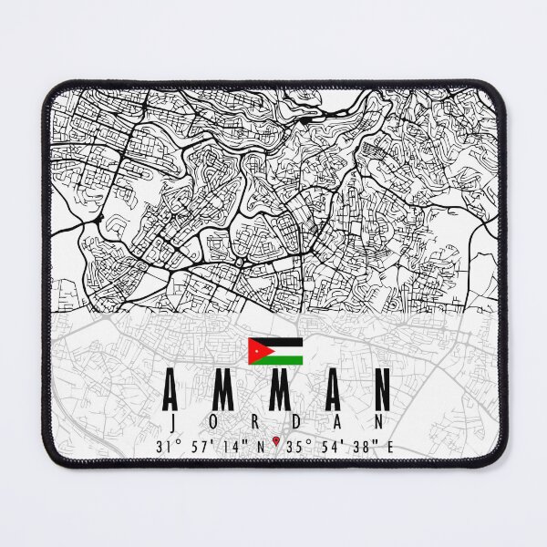 Item preview, Amman Map Jordan designed and sold by hatimelhag.